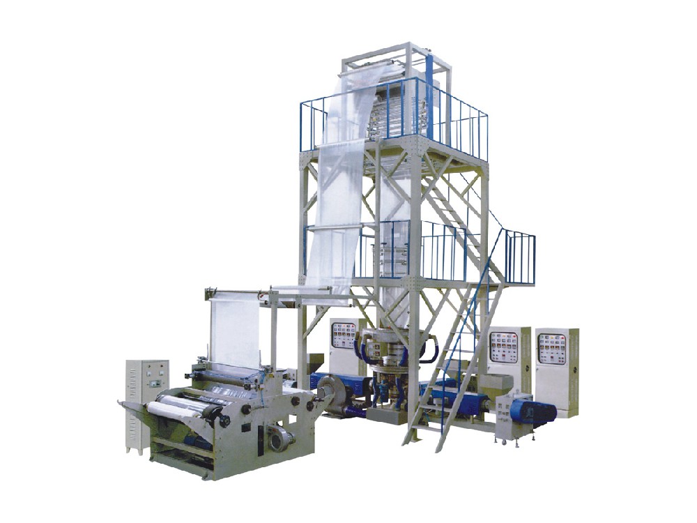 Three layer co extrusion rotary head blown film composite unit 3SJ-1100/1300/1700/2200/2700